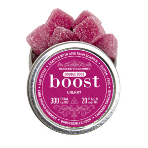 Buy Boost Edibles 300mg THC (15x20mg) (Cherry-can)