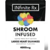 Buy INfinite Rx Shroom Infused Albino Penis Envy Edition Large Heart Gummies Edibles (4000mg)