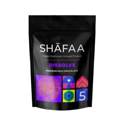 Shafaa Macrodosing Magic Mushroom Infused Premium Milk Chocolate packs provide a tasty and consistent way to ingest magic mushrooms. Each milk chocolate piece consists of 500mg (0.5g) of organic Psilocybe Cubensis mushrooms blended evenly into gmo-free, premium Belgian chocolate. There are no artificial flavours and no hydrogenated oil used in the chocolates. This is one of the best products on the market for those looking to ingest magic mushrooms while avoiding the powdered texture and taste of mushrooms. Specs/Features: Shafaa Milk Chocolates provide a tasty and smooth way to ingest magic mushrooms Avoid the powdered texture and taste of mushrooms Easily customize your dosage – each chocolate piece consists of 500mg (0.5 g) of ground magic mushrooms Premium Belgian milk chocolate, non-GMO, no artificial flavors, no hydrogenated oil Available Options & Dosage Guide: Dosage Guideline Quantity Total Amount of Active Ingredient Heal 4 x 500mg pieces 2g Dissolve 10 x 500mg pieces 5g